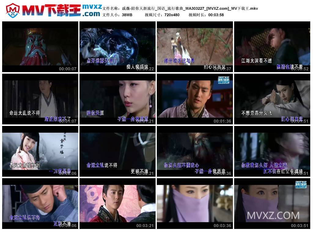 戚薇-陪你天涯流行_国语_流行歌曲_MA303227